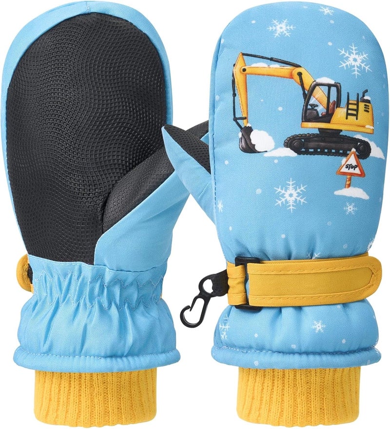 WAWSAM Kids Ski Gloves Waterproof Winter Snow Snowboarding Gloves Non Slip Windproof Sport Mittens for Boys Girls Youth Sledding Riding Driving Hiking - Image 1